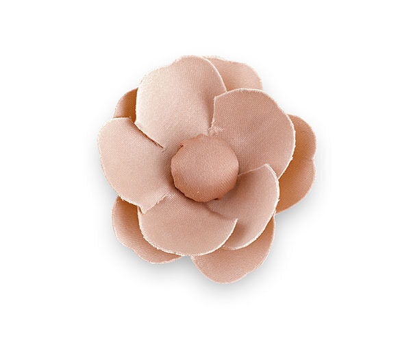 Fiore cipria con adesivo - 28596