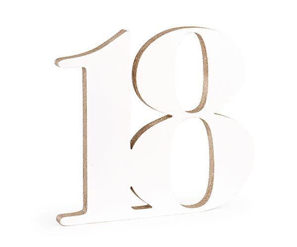 18 legno bianco/glitter champ. - 28969