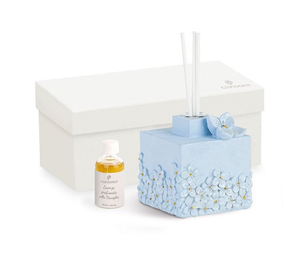 Diffusore azzurro fiori/28924d - 29282