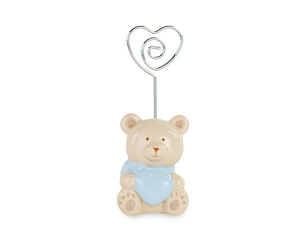 Orsetto segnaposto azzurro - 29368