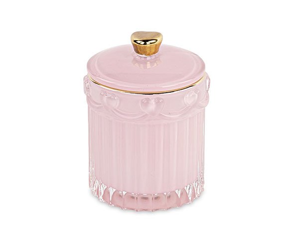 Potiche Candela Profumatore Rosa Con Scatola - 29604