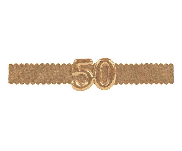 Fascetta 50 oro - 29809