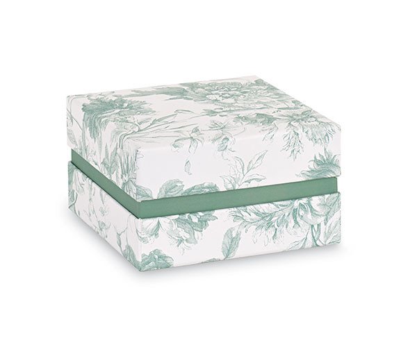 Scatola toile eucalipto con inserto nappina - 29870