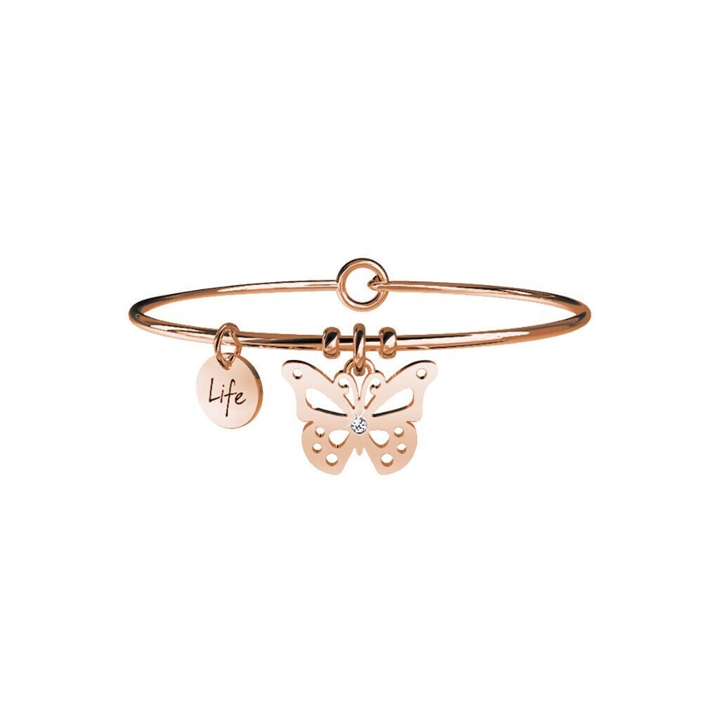 Bracciale in acciaio 316l e pvd rosè - 731022