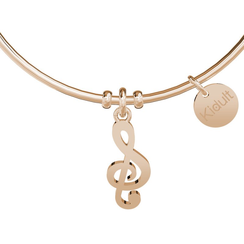 Bracciale in acciaio 316l e pvd rosè - 731031