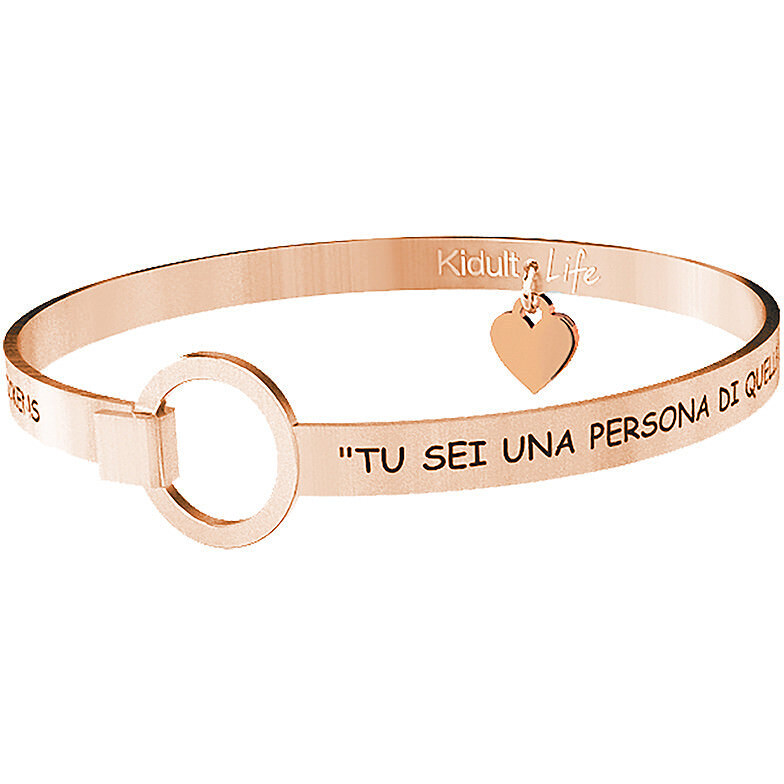 Bracciale in acciaio 316l e pvd rosé - 731648