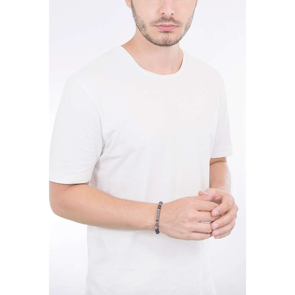 Bracciale dumortierite e acciaio 316l - 731784