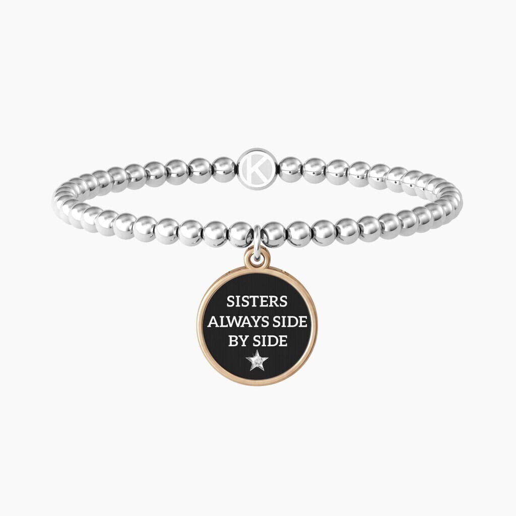 Bracciale in acciaio 316l e pvd rosé - 731921