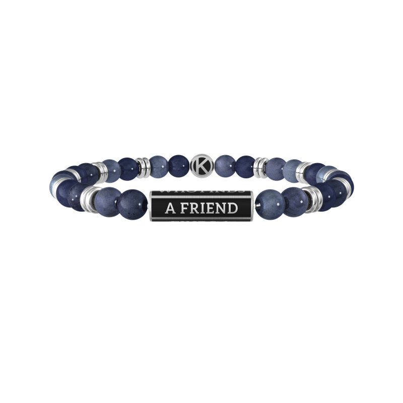 Bracciale dumortierite e acciaio 316l - 732048