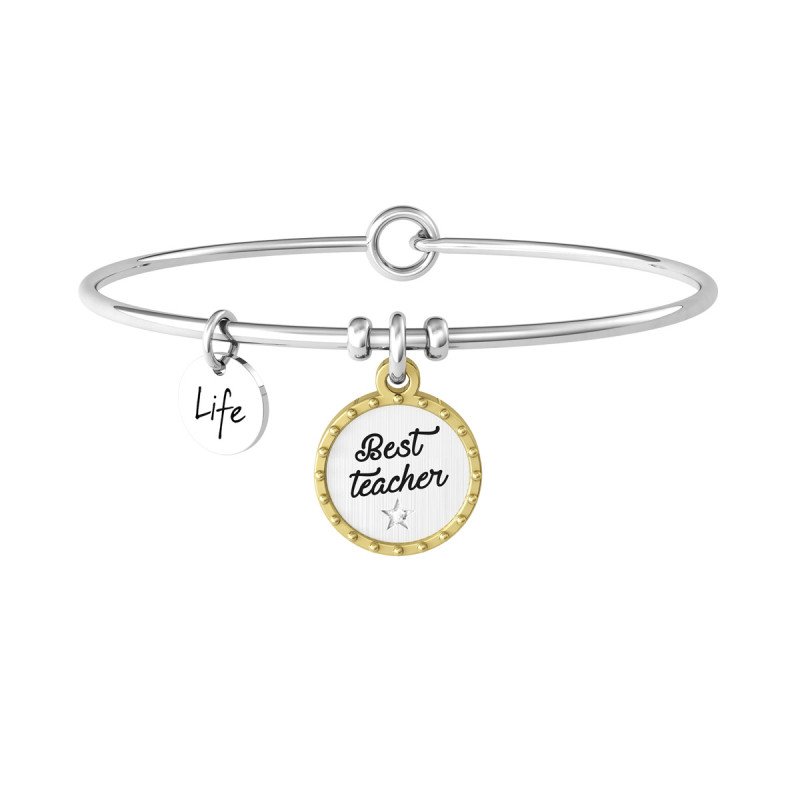 Bracciale in acciaio 316L e PVD Gold - 732135