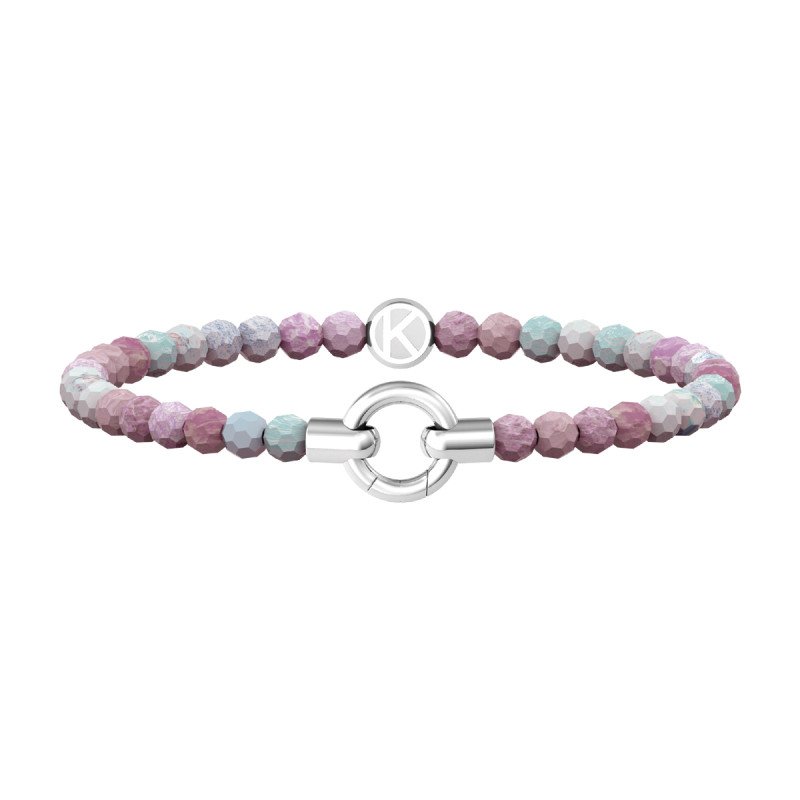 Bracciale in acciaio 316L agata - 732202 Bracciale in acciaio 316L agata - 732202