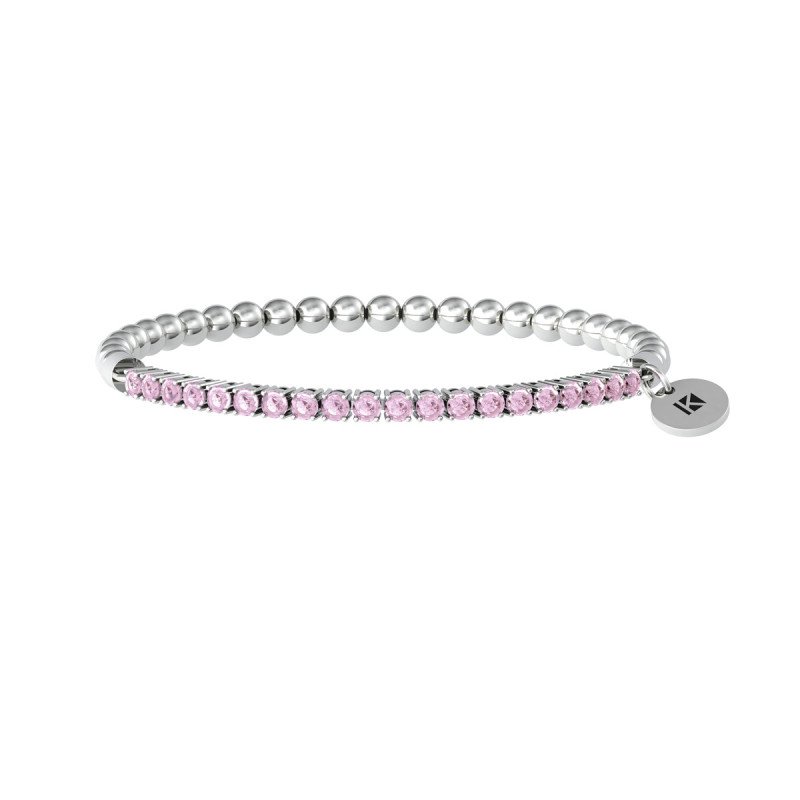 Bracciale in acciaio 316L zirconi - 732206