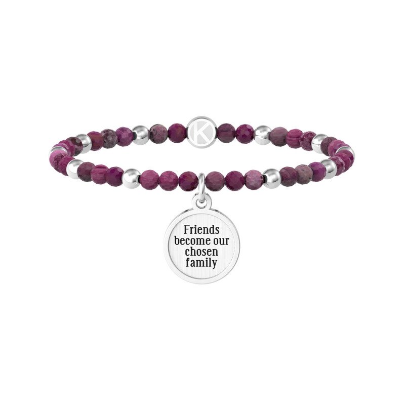 Bracciale in acciaio 316L agata - 732232