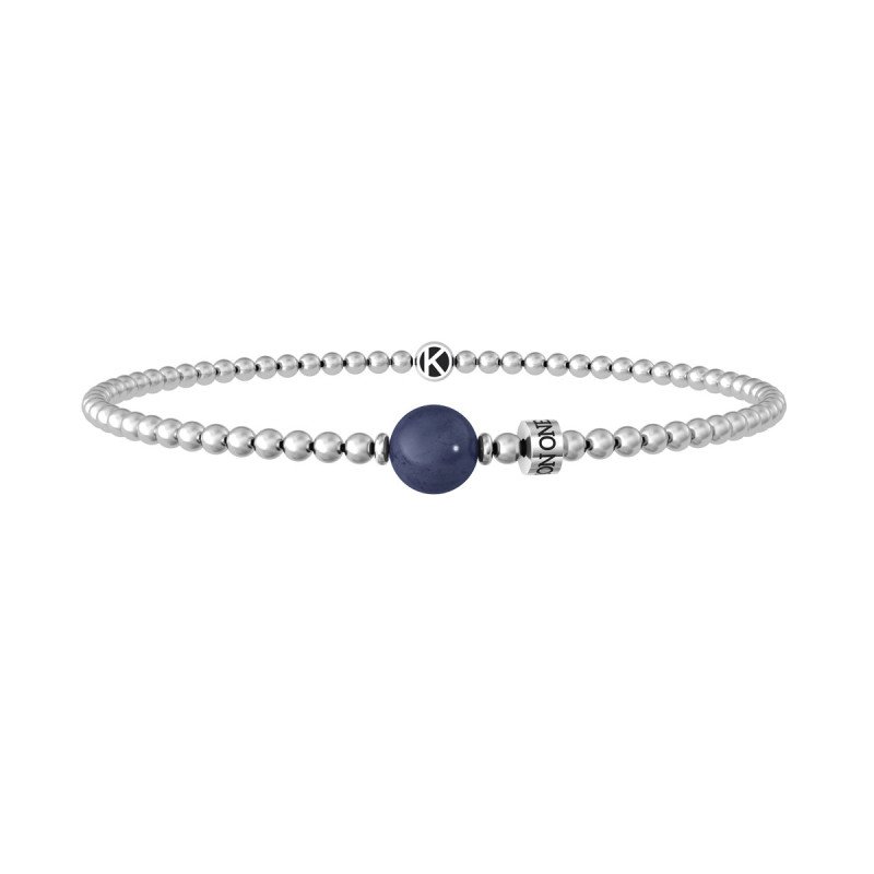 Bracciale in acciaio 316L sodalite - 732246