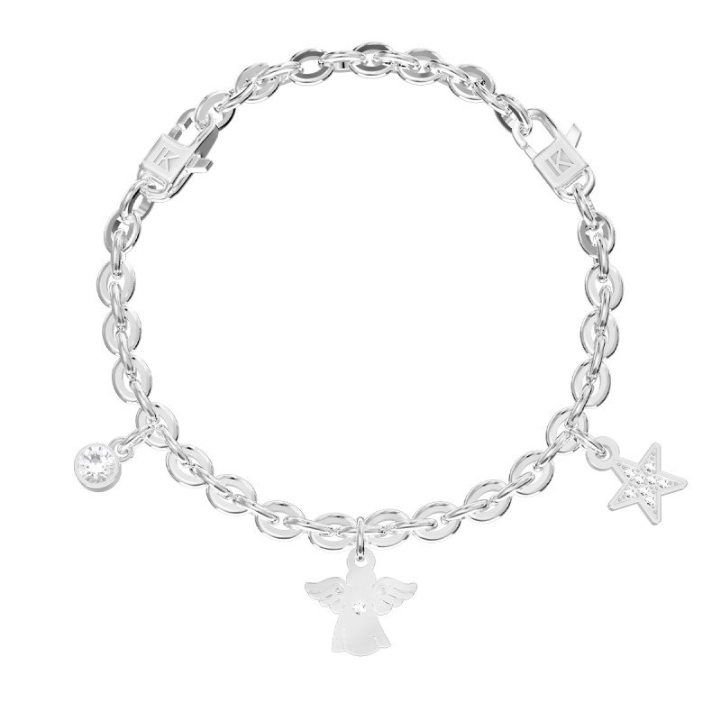 Bracciale in acciaio 316L cristalli - 732283 Bracciale in acciaio 316L cristalli - 732283