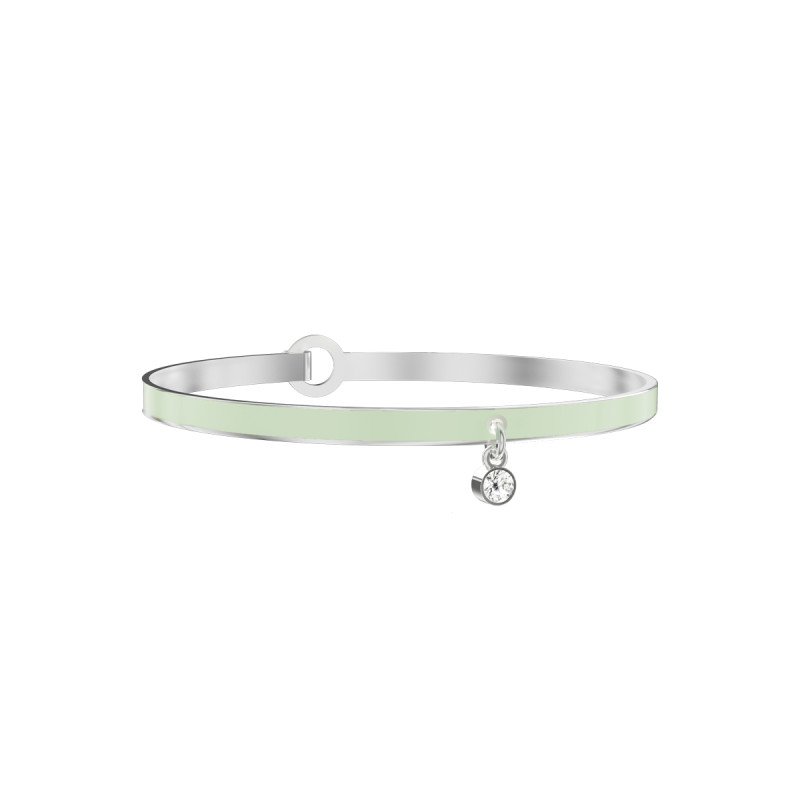 Bracciale in acciaio 316L smalto cristalli - 732306
