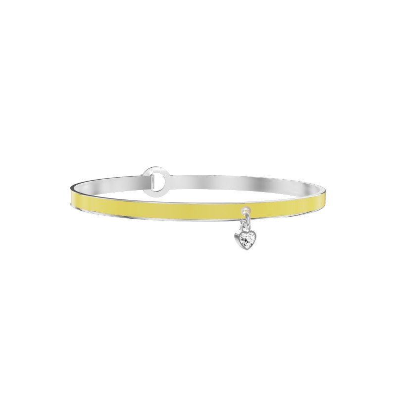 Bracciale in acciaio 316L smalto zirconi - 732308