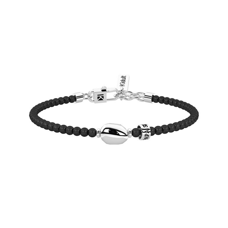 Bracciale per papà regolabile in acciao e gunmetal
Papà unicità - 732356