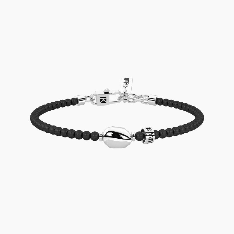 Bracciale per papà regolabile in acciao e gunmetal
Papà unicità - 732356