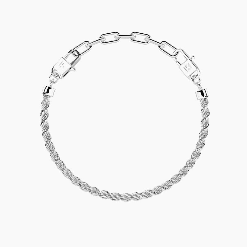 Bracciale componibile con catena corda - 732379