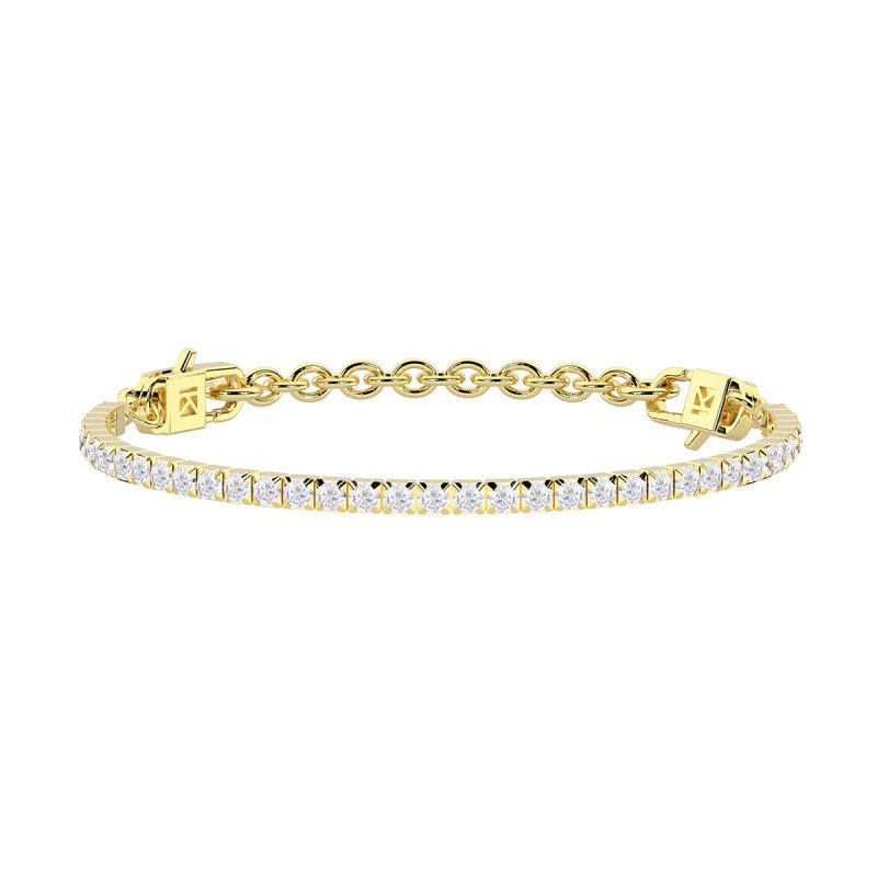 Bracciale tennis dorato componibile - 732388