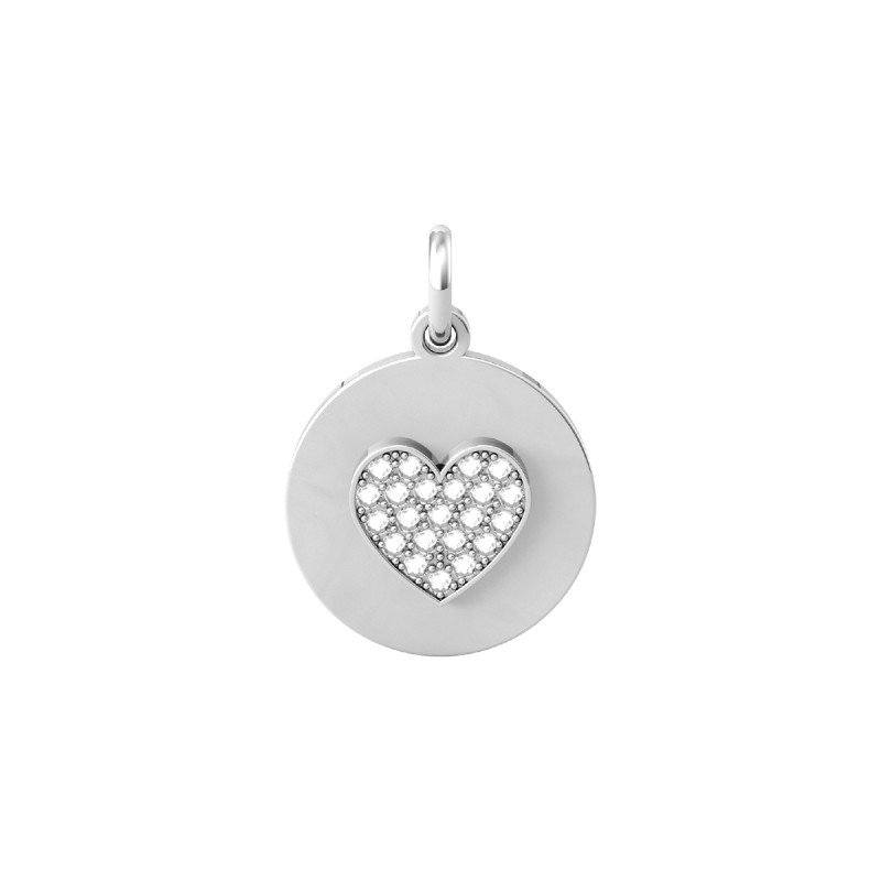 Ciondolo in acciaio 316L cristalli - 741028