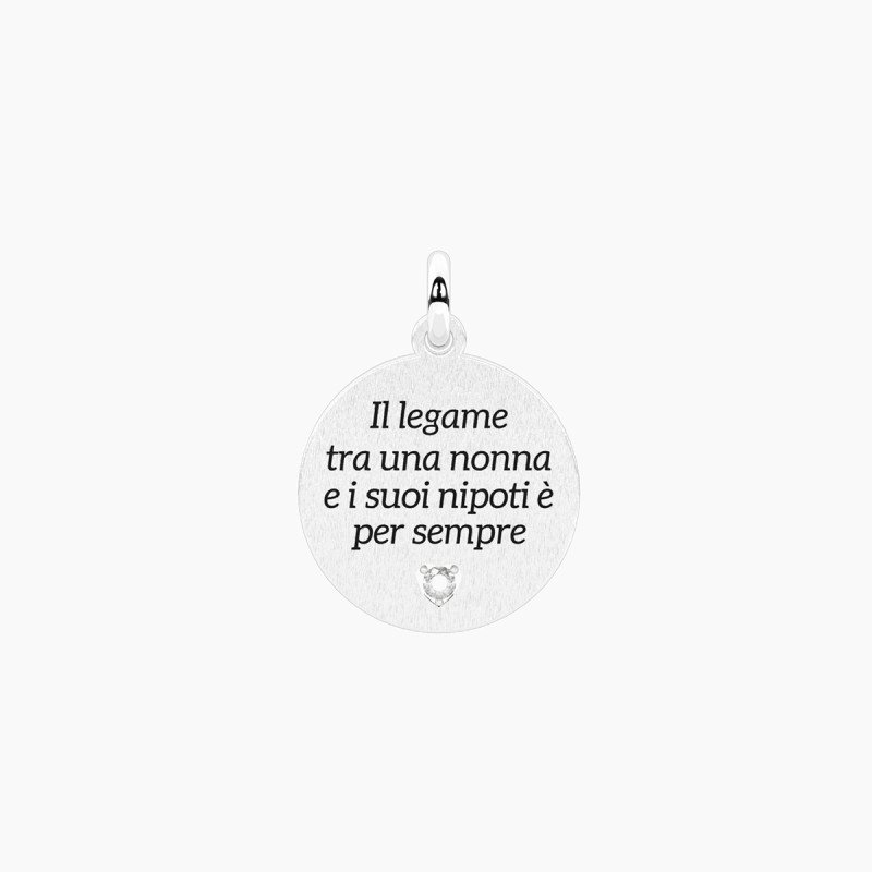 Ciondolo con scritta per la nonna - 741357