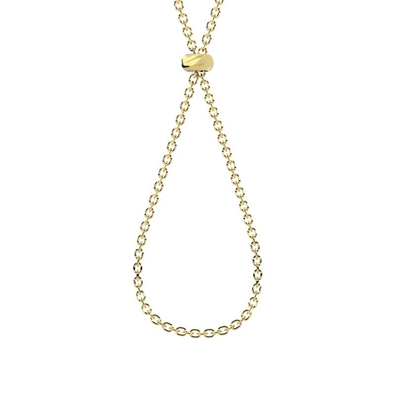 Collana dorata  componibile con catena diamantata
Intreccio - 751246