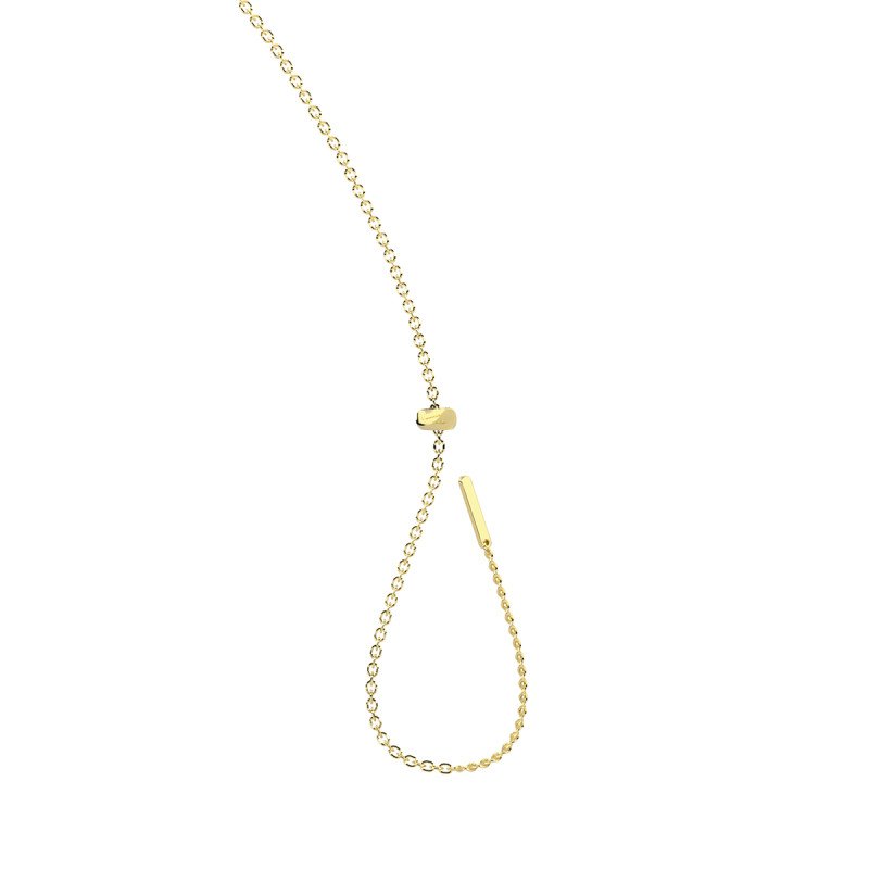 Collana dorata  componibile con catena diamantata
Intreccio - 751246