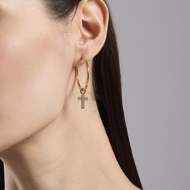 Orecchino dorato componibile a cerchio
Only fun - 761017