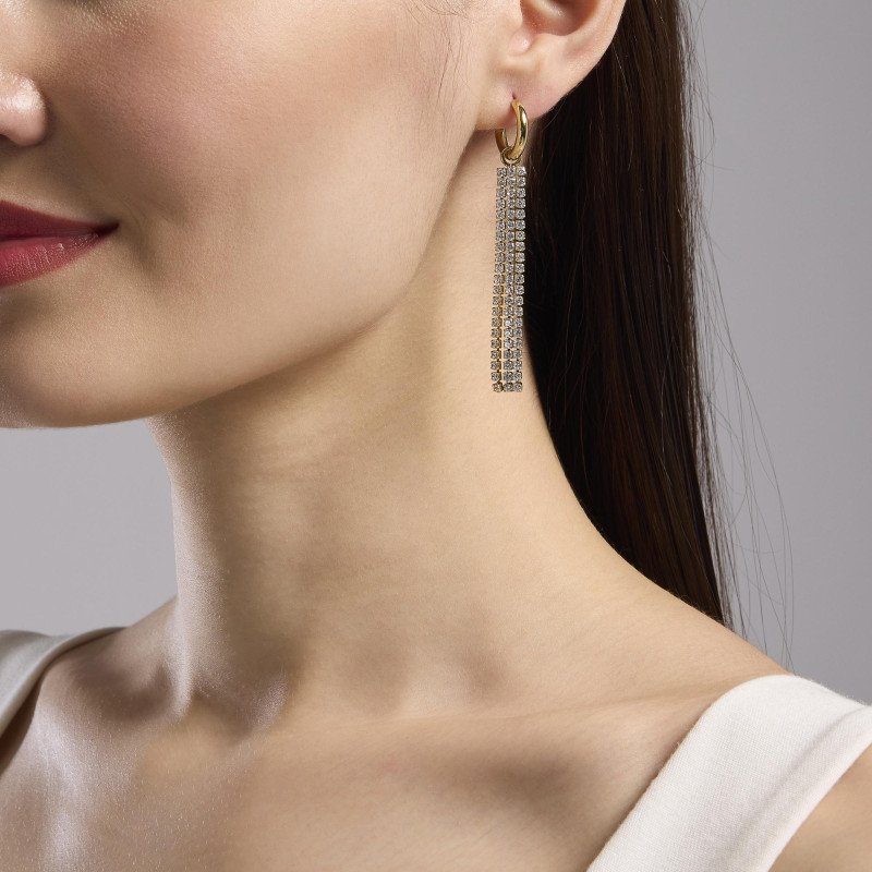 Orecchino componibile in acciaio dorato
Only fun - 761023