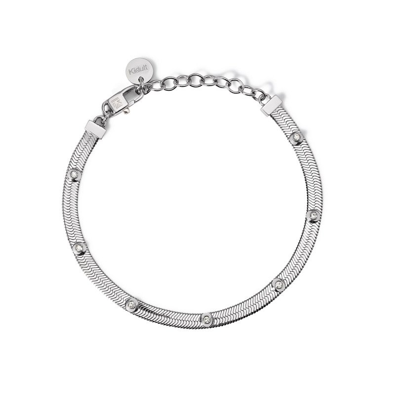 Bracciale regolabile con cristalli bianchi - 831010