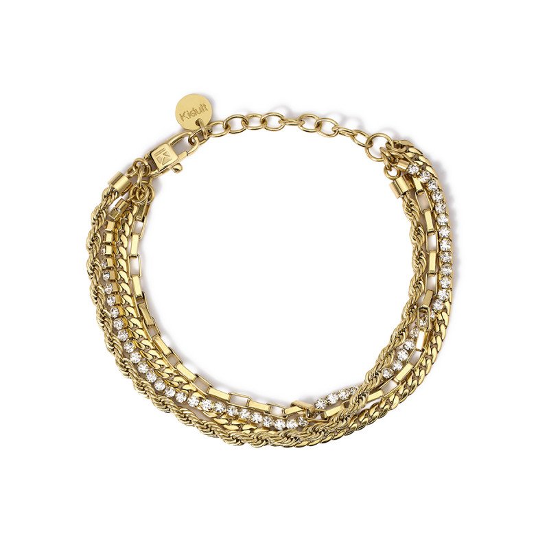 Bracciale dorato con tre catene - 831030