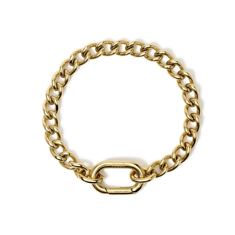 Bracciale dorato catena groumette - 831034