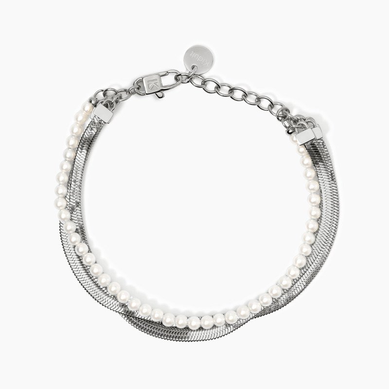 Bracciale con catena e perle conchiglia - 831045