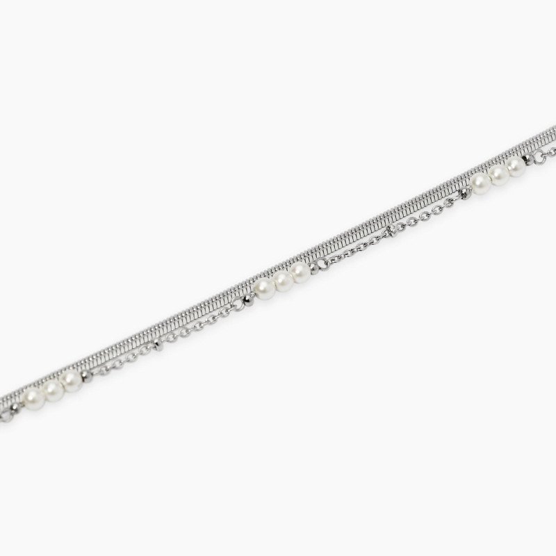 Bracciale con catene e perle conchiglia - 831063