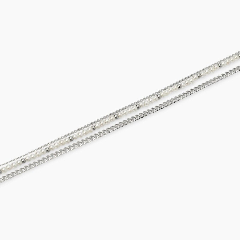 Bracciale con catene e perle conchiglia - 831064