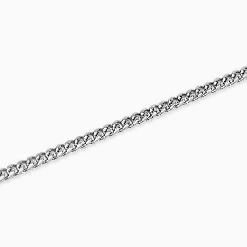 Bracciale in acciaio con catena groumette - 831083