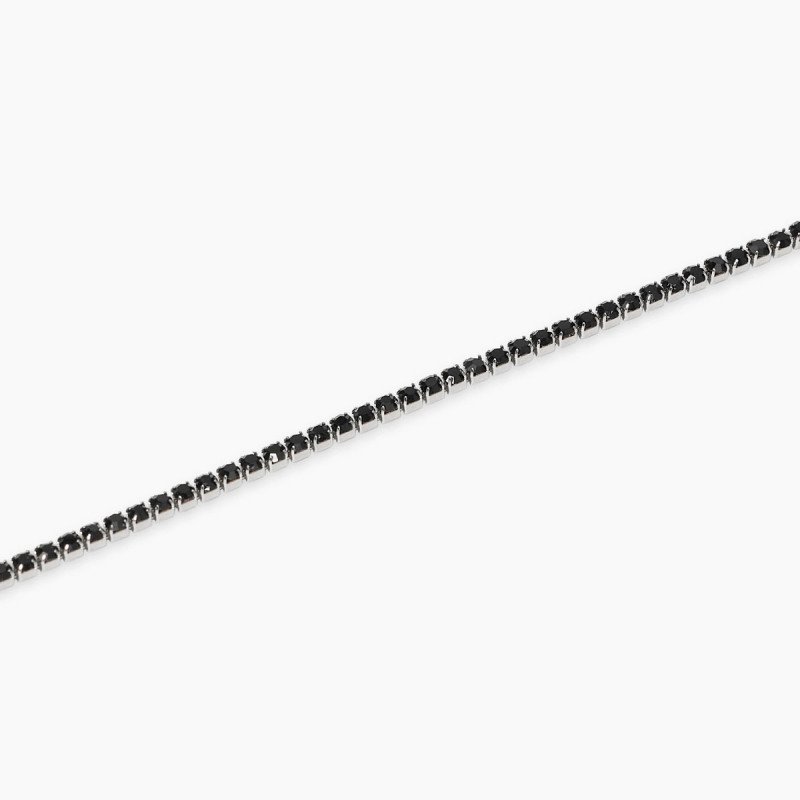 Bracciale tennis con cristalli neri - 831107