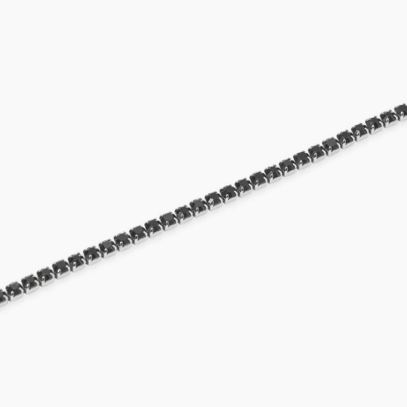 Bracciale tennis con zirconi neri - 831109
