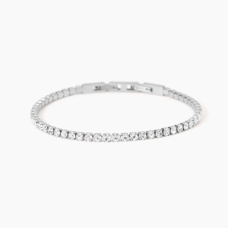 Bracciale tennis con zirconi bianchi - 831110