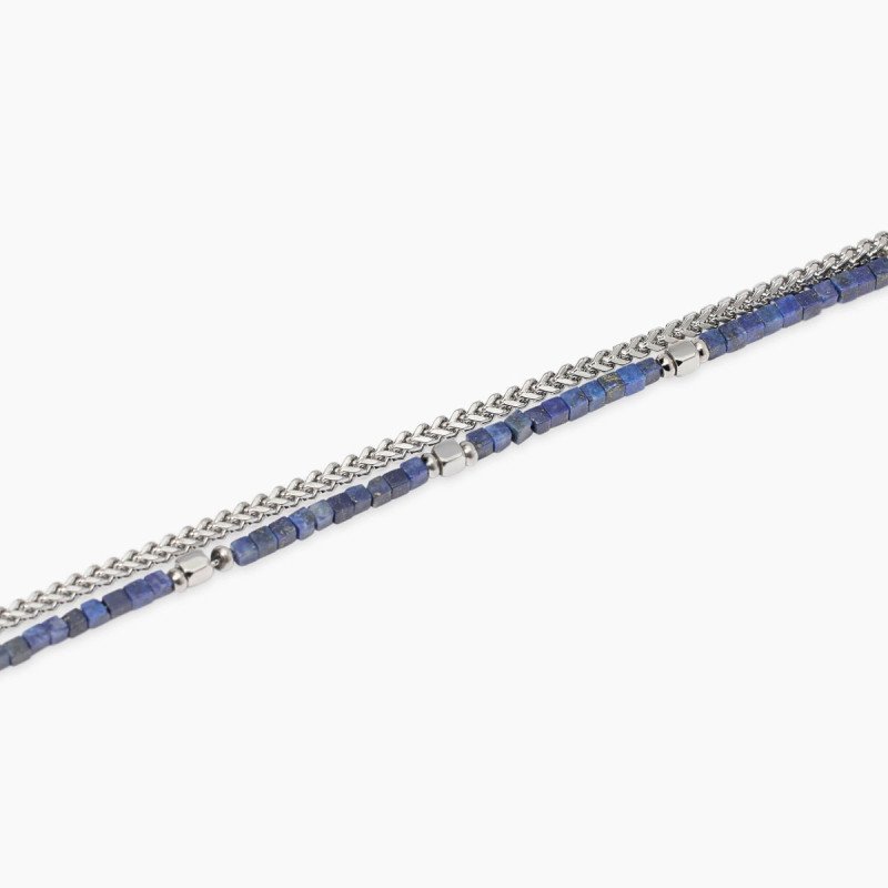 Bracciale con catena e catena in pietre - 831139