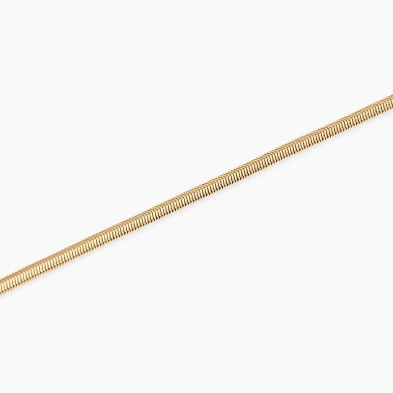 Bracciale dorato con catena snake - 831145