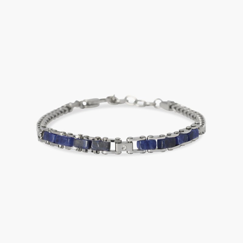 Bracciale con catena franco con sodalite blu - 831176