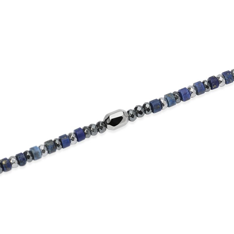 Bracciale regolabile con ematite e lapis - 831210
