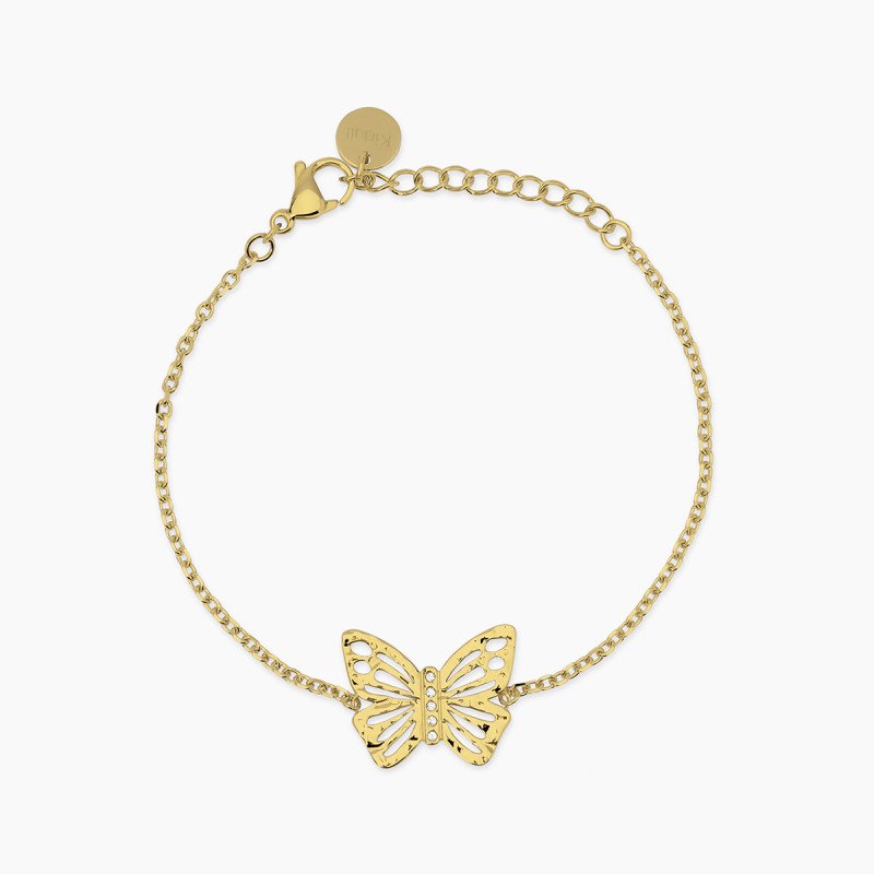 Bracciale dorato con farfalla - 831220