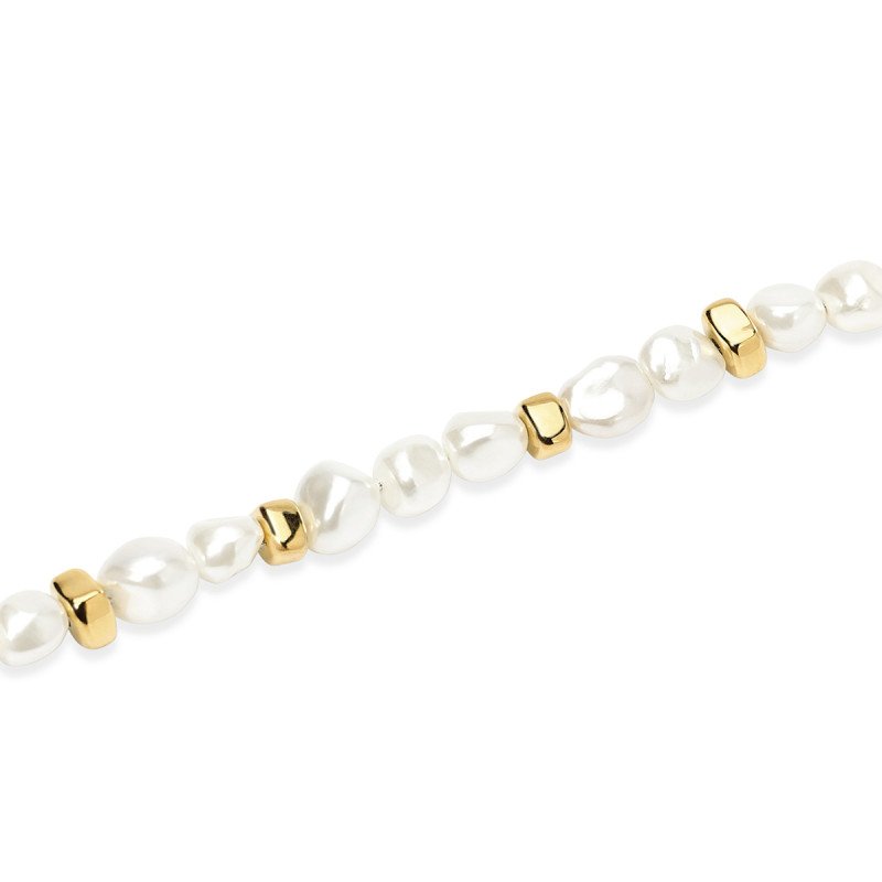 Bracciale dorato con perle conchiglia - 831230