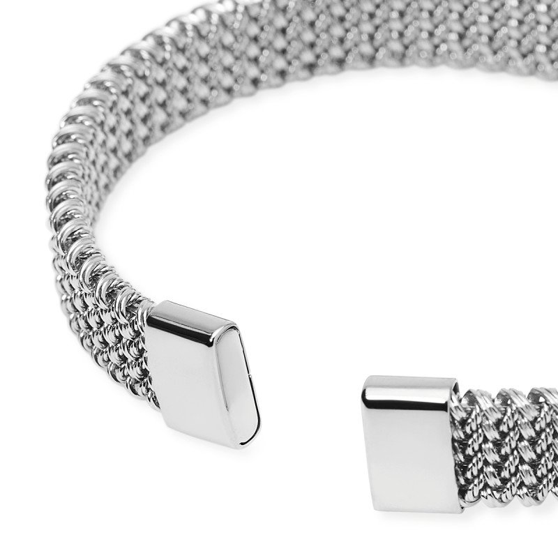 Bracciale cuff con maglia mesh - 831258