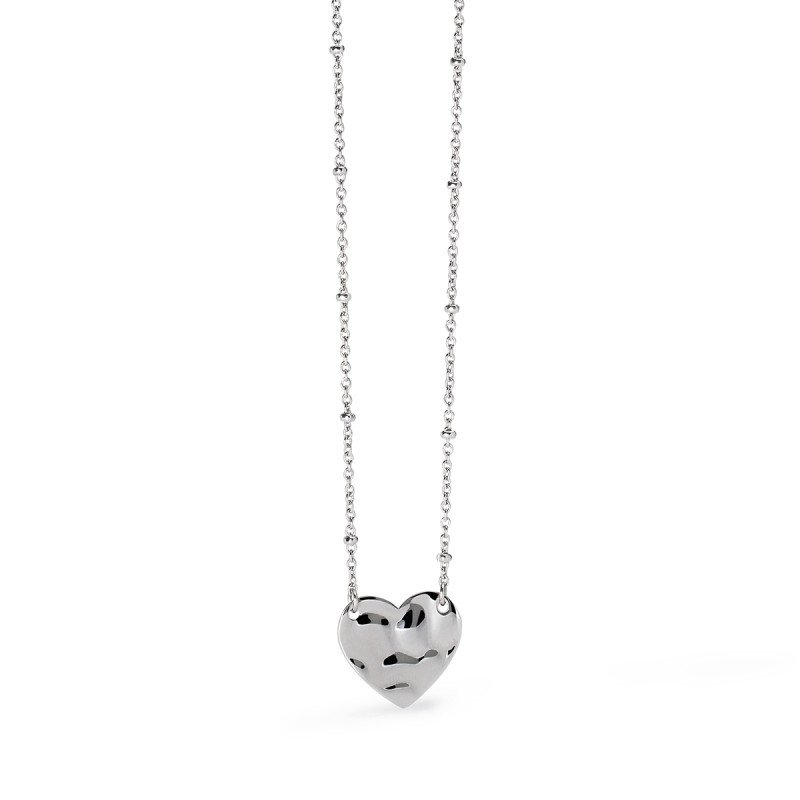 Girocollo con cuore effetto martellato - 851008
