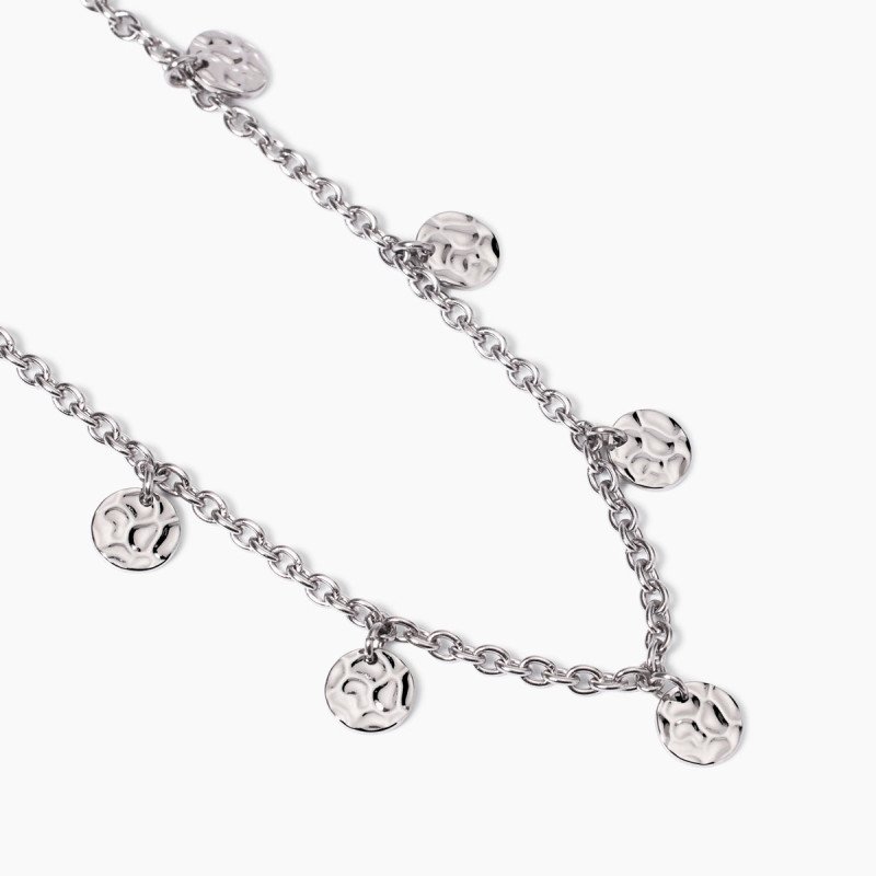 Girocollo con elementi effetto martellato - 851011